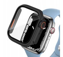 Tech-Protect Defense360 maciņš Apple Watch 4 / 5 / 6 / SE (44mm), melns/oranžs - protective watch case