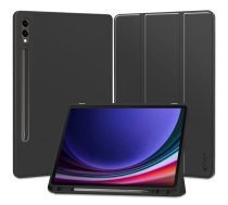 Samsung Galaxy Tab S9+ Plus (SM-X810, SM-X816B) Tech-Protect SC Pen Protective Cover Case, Black | Planšetes Vāciņš Maciņš Apvalks Grāmatiņa