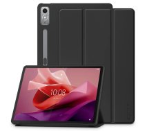 Lenovo Tab P12 12.7'' ( TB-370 ) Trifold Tech-Protect SmartCase Protective Cover Case, Black | Planšetes Vāciņš Maciņš Apvalks Grāmatiņa