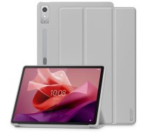 Lenovo Tab P12 12.7'' ( TB-370 ) Trifold Tech-Protect SmartCase Protective Cover Case, Gray | Planšetes Vāciņš Maciņš Apvalks Grāmatiņa