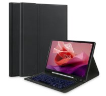 Lenovo Tab P12 12.7'' (TB-370) Tech-Protect SC Pen Case Cover with Bluetooth Keyboard, Black | Vāks Apvalks Pārvalks Grāmatiņa Planšetdatoram ar Klaviatūru