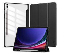 Samsung Galaxy Tab S9 FE+ Plus 12.4'' (SM-X610 / X616B) Tech-Protect SC Pen Hybrid Cover Case, Black | Planšetes Vāciņš Maciņš Apvalks Grāmatiņa