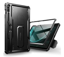 Samsung Galaxy Tab S9 FE+ Plus 12.4'' (SM-X610 / X616B) Tech-Protect Kevlar Pro Hard Protective Cover Case, Black | Planšetes Vāciņš Maciņš Apvalks Grāmatiņa