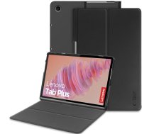 Tech-Protect Lenovo Tab Plus atverams vāciņš maciņš grāmatiņa SmartCase, melns - tablet folio cover
