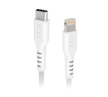Sbs USB-C - Lightning kabelis MFi 2m, balts - sbs lightning cable, mfi certified cable, iphone charging cable