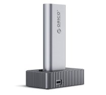 Orico IT18C3 dokstacija M.2 NVMe/SATA diskdziņiem, pelēka - m.2 docking station, nvme sata adapter, ssd external dock