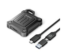 Orico XAM2 M.2 2230 USB-C 3.2 ārējais SSD disks, melns - ssd enclosure, external ssd bay, nvme adapter