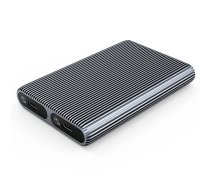 Orico AM2C3-2N divu M.2 NVMe SSD disku ietvars USB-C 3.2 10Gb/s, pelēks - dual m.2 enclosure, external drive caddy