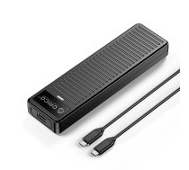 Orico DDM2-C3-G2 M.2 NVMe SSD ārējais disks, USB-C 3.2, pelēks - m.2 nvme enclosure, external ssd case