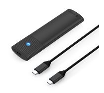 Orico PWM2-G2 M.2 NVMe SSD ārējais korpuss USB-C 10Gb/s, melns - ssd enclosure, m.2 nvme adapter, external drive bay