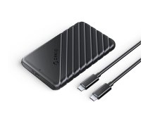 2.5" USB-C 3.1 6Gbps kabatas cietais disks/SSD - melns | Drive Pocket HDD/SSD black