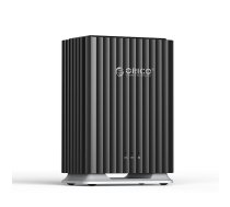 Orico 9728C3 ārējā disku stacija 2x 2.5" / 3.5" HDD/SSD, melna - dual bay enclosure, external hdd case