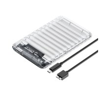 Orico 2139U3-V1 2.5" HDD/SSD ārējais cietais disks, caurspīdīgs - external drive enclosure