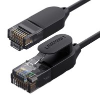 Ugreen interneta tīkla kabelis Ethernet patchcord RJ45 Cat 6A UTP 1000Mbps 3m melns (70653) | Cable Internet Network Black