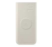 Samsung EB-U2510XUEGEU ārējais akumulators 10000 mAh 25W, bēšs - wireless powerbank, 10000mah portable charger