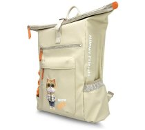 Nimmy Cool&Cute 2.0 Cat klēpjdatora mugursoma - bēša | Laptop Backpack Beige