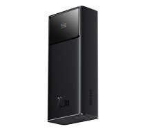 Baseus EnerFill FP41 30000mAh 22.5W portatīvais lādētājs ar Simple USB-A - USB-C 3A 30cm kabeli melns | Power Bank With Cable Black