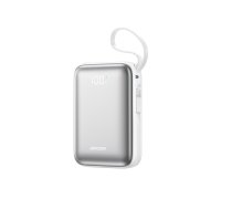 Ārējais akumulators Joyroom JR-PBF29 20000 mAh 22.5W ar iebūvētiem kabeļiem, Balts - power bank 20000mah
