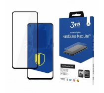 Realme GT Master Black Aizsargstikls uz Visu Ekrānu | 3MK Hard Glass Max Lite Tempered Fullscreen Protector