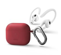 Uniq Case Nexo Airpods 3 Gen + Ear Hooks Silicone Red / Coral