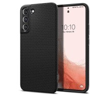 Spigen Liquid Air vāciņš Samsung Galaxy S22, matēts melns - s22 protective cover, shockproof s22 case