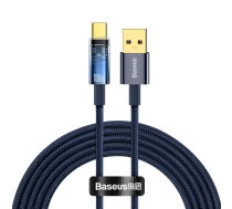 Baseus Explorer Series Auto Power-off Fast Charging Data Cable Usb To Type-c 100w 2m Blue