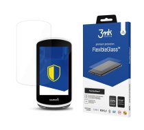 Garmin Edge 1030 Pretmikrobu Hibrīda Lokāms Aizsargstikls uz Visu Ekrānu | 3MK Flexible Glass Tempered Screen Protector