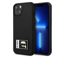 Apple iPhone 13 mini 5.4" Karl Lagerfeld Ikonik Patch Case Cover (KLHCP13S3DKPK), Black | Telefona Maciņš Vāks Apvalks Bampers