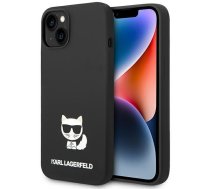 Apple iPhone 14 6.1'' Karl Lagerfeld Silicone Choupette Body Case Cover (KLHCP14SSLCTBK), Black | Telefona Maciņš Vāks Apvalks Bampers