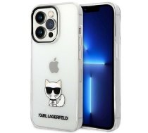 Apple iPhone 14 Pro Max 6.7" Karl Lagerfeld Ikonik Choupette Body Case Cover (KLHCP14XCTTR), Transparent | Telefona Maciņš Vāks Apvalks Bampers