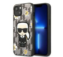 Apple iPhone 13 mini 5.4" Karl Lagerfeld Flower Ikonik Karl Case Cover, Black | Telefona Maciņš Vāks Apvalks Bampers