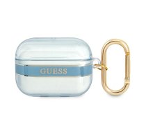 Guess AirPods Pro vāciņš Strap Collection Zils - TPU cover, charging case protection, AirPods Pro accessory