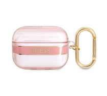 Guess AirPods Pro vāciņš Strap Collection Rozā - TPU cover, earbuds case protection, AirPods Pro accessory