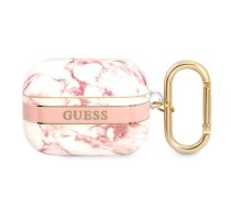 Guess Marble Strap AirPods Pro vāciņš rozā krāsā - tpu airpods pro case, guess marble collection