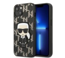 Apple iPhone 13 mini 5.4" Karl Lagerfeld Monogram Ikonik Patch Case Cover (KLHCP13SPMNIKBK), Black | Telefona Maciņš Vāks Apvalks Bampers