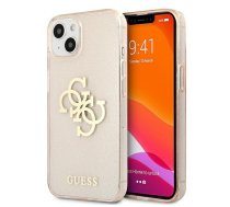 Guess Guhcp13spcugl4ggo iPhone 13 Mini 5.4" Gold/gold Hard Case Glitter 4g Big Logo