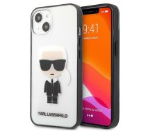 Apple iPhone 13 mini 5.4" Karl Lagerfeld Ikonik Karl Case Cover (KLHCP13SHIKCK), Transparent | Telefona Maciņš Vāks Apvalks Bampers