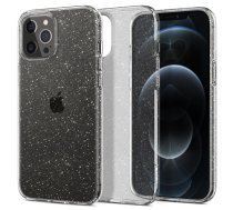 Apple iPhone 12 / 12 Pro 6.1" Spigen Liquid Glitter Crystal TPU Case Cover, Transparent | Telefona Maciņš Vāks Apvalks Bampers