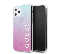 Guess Guhcn65pcuglpbl iPhone 11 Pro Max Rose Blue/pink Blue Hard Case Glitter Gradient