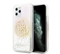 Guess Guhcn65lgirgp iPhone 11 Pro Max Hard Case Gradient Liquid Glitter Circle Logo