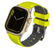 Uniq Linus Band Apple Watch Series 1/2/3/4/5/6/7/8/se/se2/ultra 42/44/45/49mm Airosoft Silicone Lime Green/lime Green