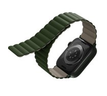 Uniq Band Revix Apple Watch Series 1/2/3/4/5/6/7/8/se/se2 38/40/41mm. Reversible Magnetic Green-dark Grey/green-taupe
