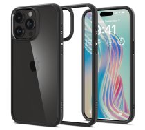 Spigen Crystal Hybrid, Matte Black - iPhone 15 Pro