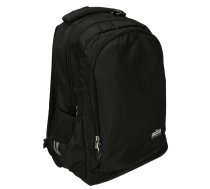 Melnā vintage jauniešu skolas mugursoma 18 collu ar 3 nodalījumiem ST.RIGHT l Black Vintage Youth School Backpack 18 Inches with 3 Compartments ST.RIGHT