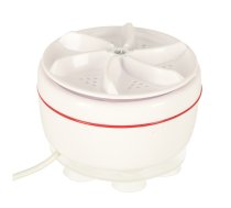 Portatīvā mini veļas mašīna ceļojumiem ar USB, 5 L, 50 W, balta - washing machine accessories, washing machine mat
