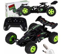 Tālvadības apvidus auto 1:32 15km/h 2.4GHz, Melns/Zaļš - remote control car, RC off-road car, RC model 1:32