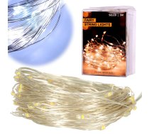 LED Ziemassvētku Gaismas Spuldzīšu Virtene 5m, 50 LED, Auksti Balta | LED Christmas Fairy String Lights 5m, 50 LED, Cold White