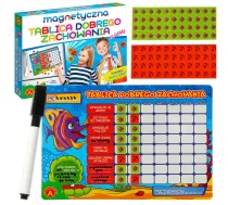 Bērnu Magnētiskā Labas Uzvedības Tabula | Kids Educational Magnetic Behavior Reward Board Chart for Fridge