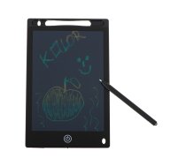 LCD Krāsu Grafiskā Planšete Planšetdators Zīmēšanai Rakstīšanai 8.5" + Irbulis, Melna | Drawing Graphic Color Tablet