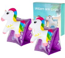 Bērnu Piepūšamās Peldēšanas Piedurknes, Vienradzis | Kids Inflatable Swimming Arm Floaties Sleeves, Unicorn